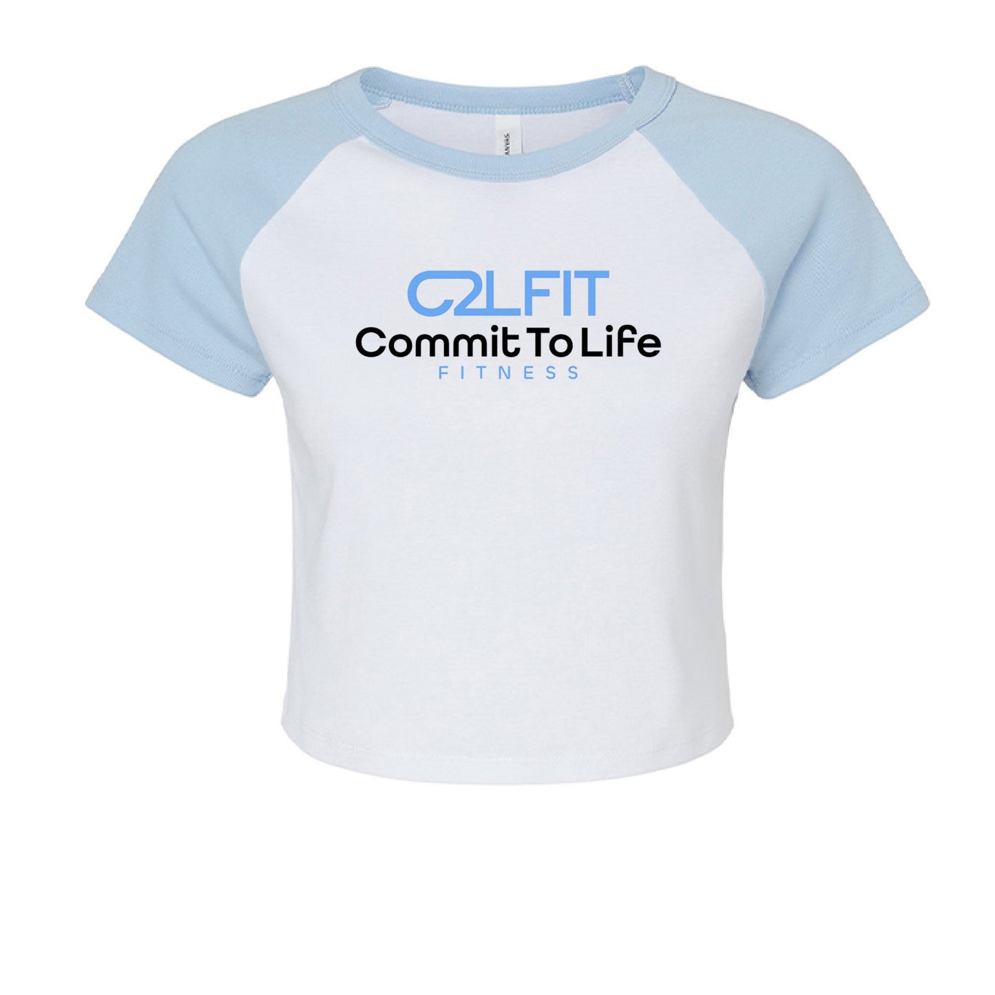 WHITE/ BABY BLUE - FRONT