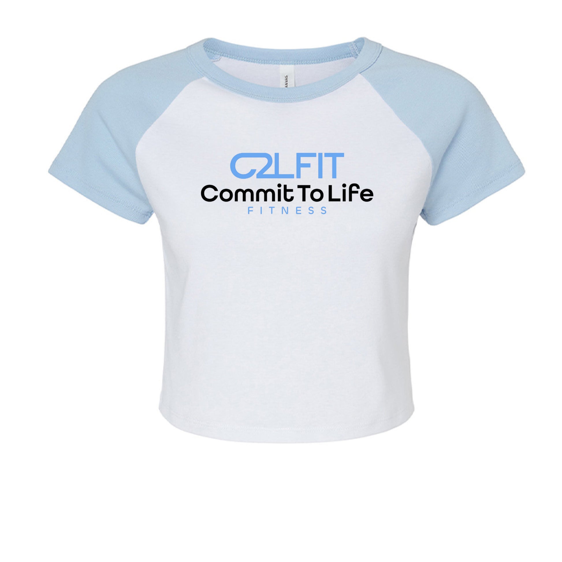 WHITE/ BABY BLUE - FRONT